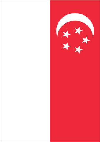 Flag of Singapore Garden Flag Image