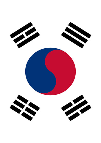 Flag of South Korea Garden Flag Image