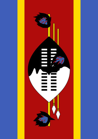 Flag of Swaziland Garden Flag Image