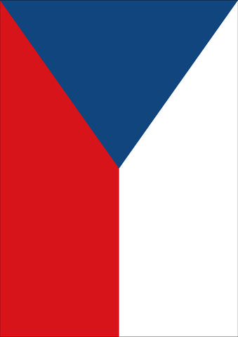 Flag of the Czech Republic Garden Flag Image