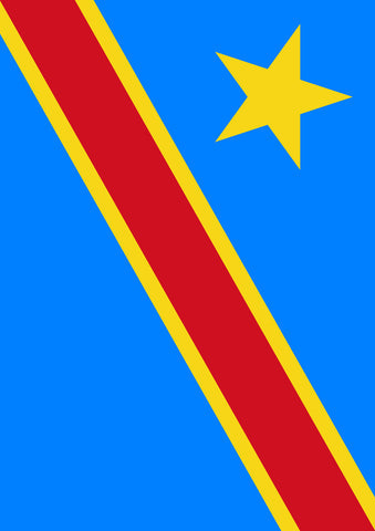 Flag of Democratic Republic of Congo Garden Flag Image