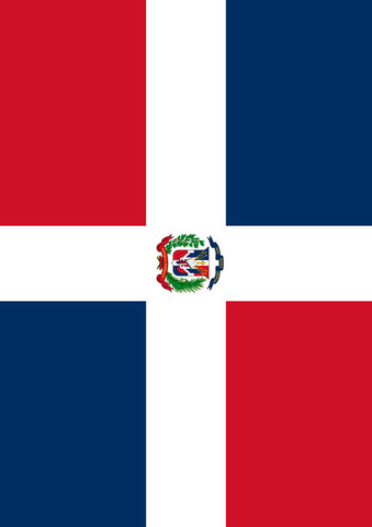 Flag of the Dominican Republic Garden Flag Image