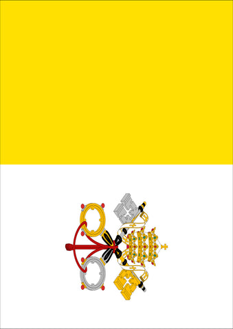 Flag of the Vatican City Garden Flag Image