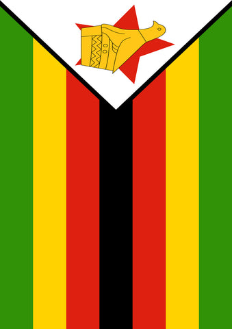Flag of Zimbabwe Garden Flag Image