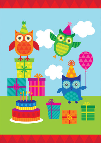 Party Owls House Flag Image