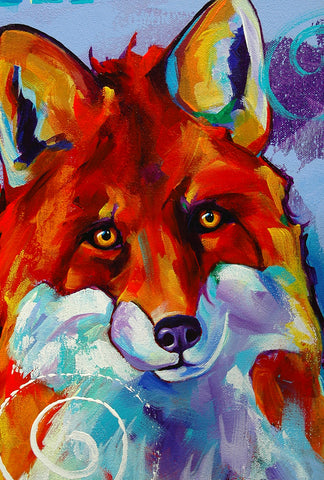 Foxy Fox Garden Flag Image