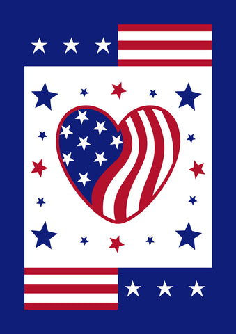 Heart of America Garden Flag Image