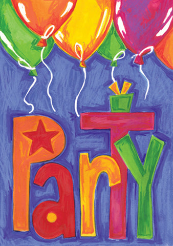 Party Balloons House Flag Image