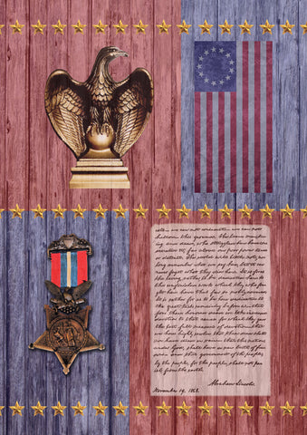 Gettysburg Address House Flag Image