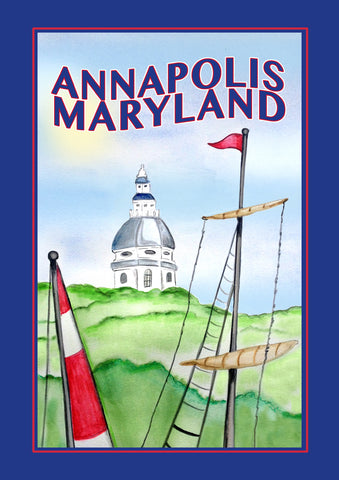 Annapolis Maryland House Flag Image
