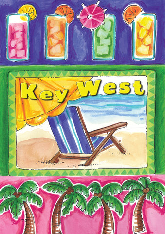 Four Palms-Key West Garden Flag Image