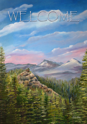 Wilderness Welcome House Flag Image