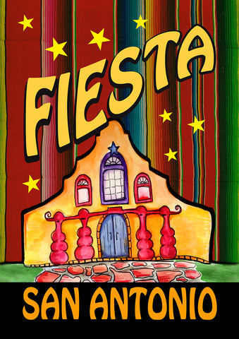 Casa Fiesta - San Antonio House Flag Image