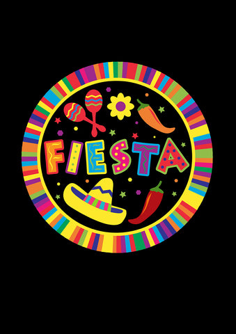 Fiesta Pin Garden Flag Image