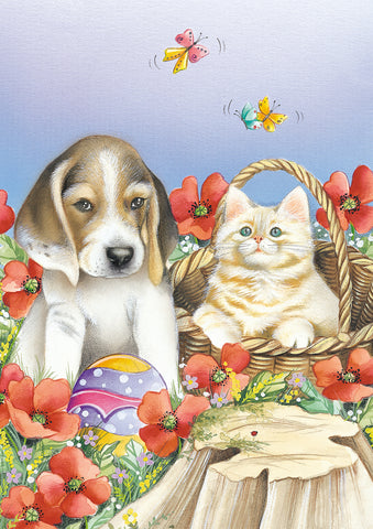Easter Pals House Flag Image