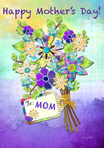 Mothers Day Bouquet Garden Flag Image