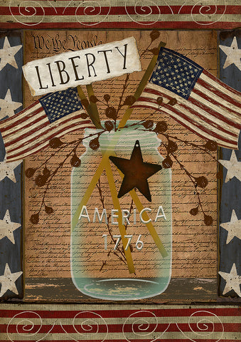 American Liberty House Flag Image