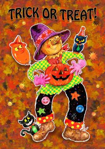 Trick or Treat House Flag Image