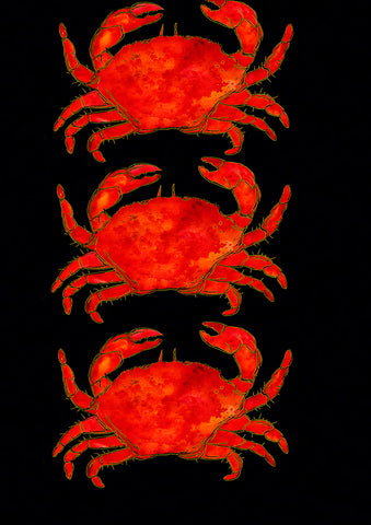 Dungeness Crab Garden Flag Image
