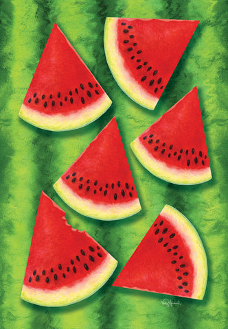 Watermelon Chill Garden Flag Image