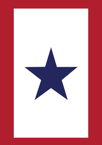 Service Star Garden Flag Image