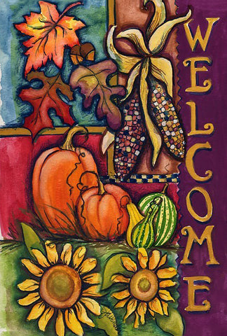 Harvest Welcome House Flag Image