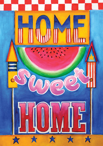 Sweet Home Double Sided House Flag Image