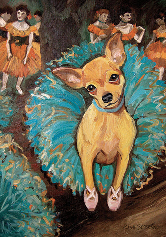 Dogas-Chihuahua Garden Flag Image