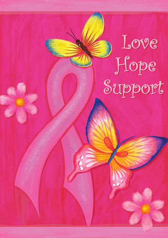 Love Hope Support Garden Flag Image