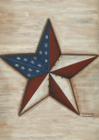 American Star House Flag Image