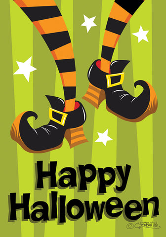 Witch Feet Double Sided House Flag Image