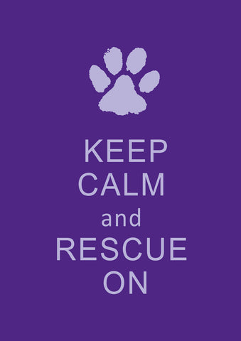 Rescue On Double Sided House Flag Image