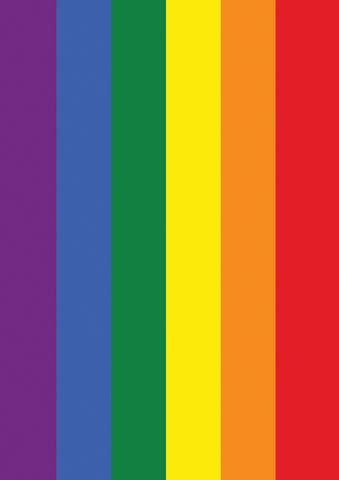 Rainbow Pride Garden Flag Image