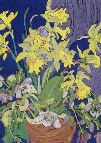 Daffodil Bouquet Garden Flag Image