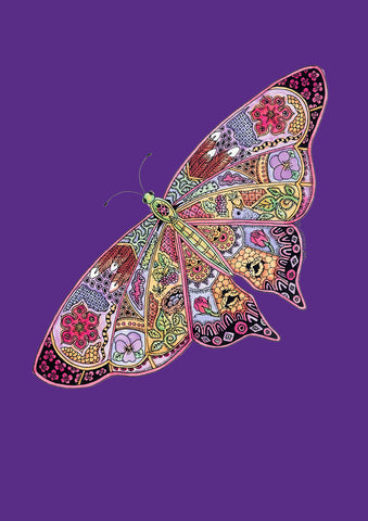 Animal Spirits- Butterfly Garden Flag Image