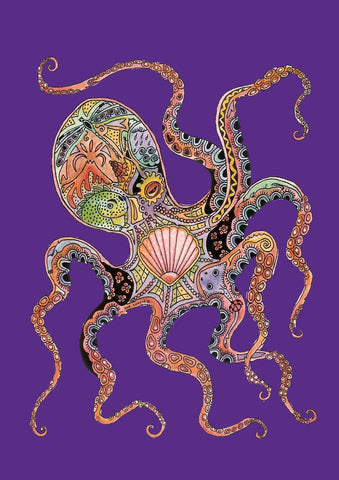 Animal Spirits- Octopus House Flag Image
