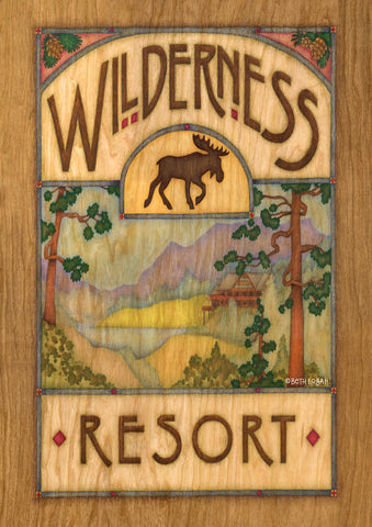 Wilderness Resort House Flag Image
