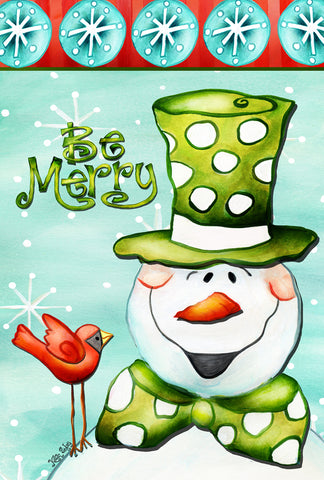 Be Merry House Flag Image