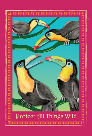 Protect Toucans House Flag Image