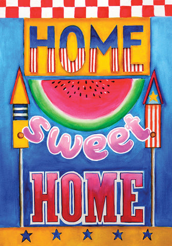 Sweet Home Double Sided Garden Flag Image