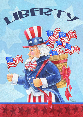 Uncle Sam House Flag Image