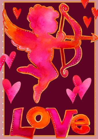 Cupid's Arrow Garden Flag Image