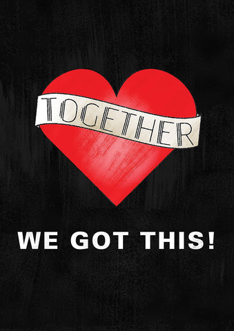 Together We Got This House Flag Image