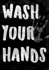 Wash Your Hands House Flag (28 x 40