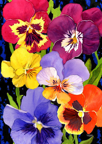 Pansy Perfection House Flag Image