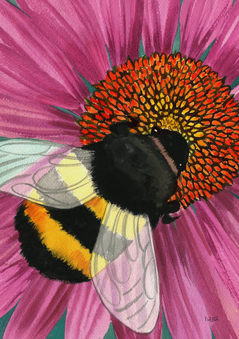Busy Bee House Flag Image