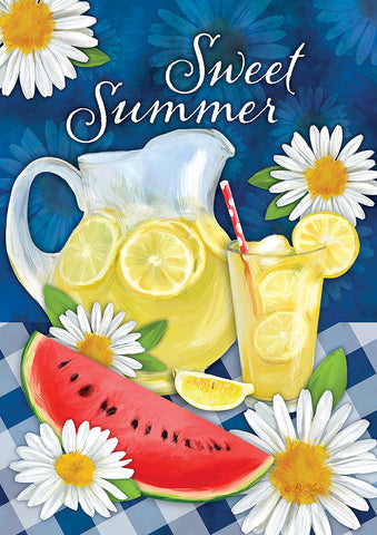 Summer Lemonade Double Sided Garden Flag Image