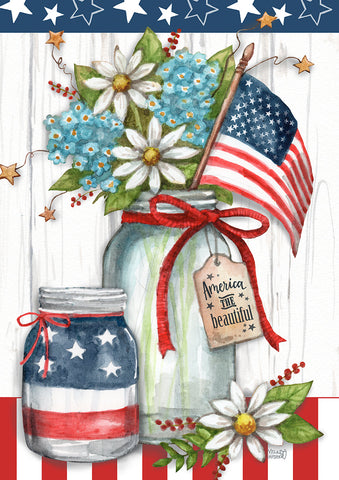 Patriotic Mason Jars Image 1