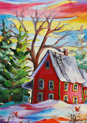 Winter Farmhouse Image 1
