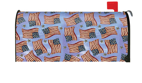Waving Flags Mailbox Cover Image